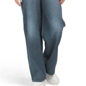 rag & bone Stretch Miramar Wide Leg Pant Mel Digital Jeans size $275